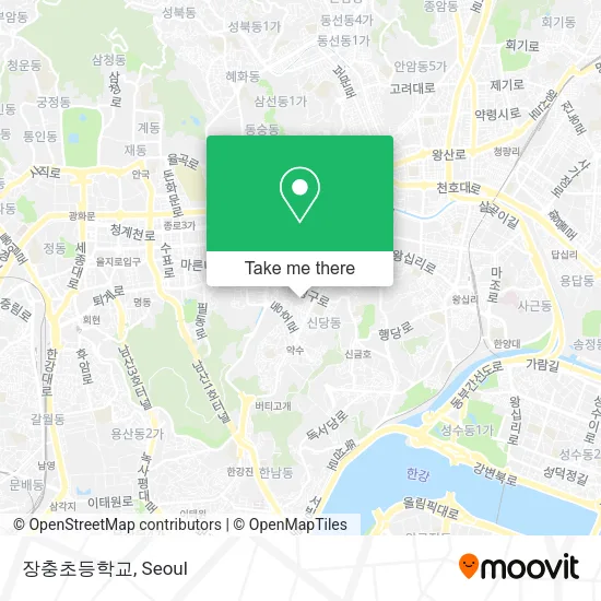 장충초등학교 map
