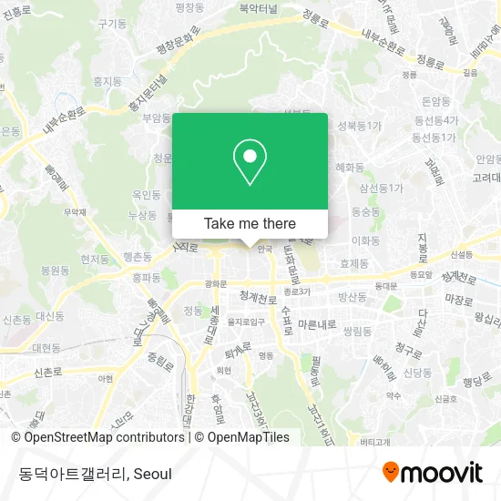 동덕아트갤러리 map