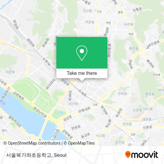 서울북가좌초등학교 map