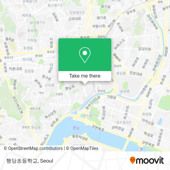 행당초등학교 map