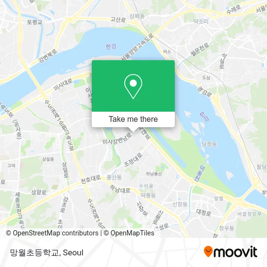 망월초등학교 map