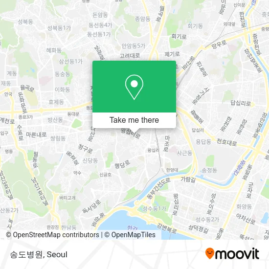 송도병원 map