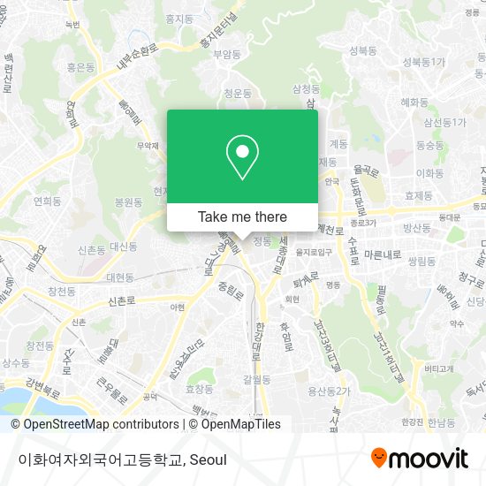 이화여자외국어고등학교 map