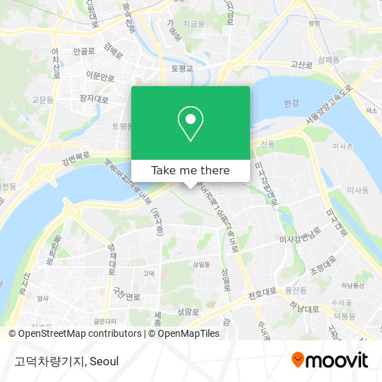 고덕차량기지 map
