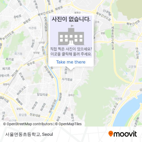 서울면동초등학교 map