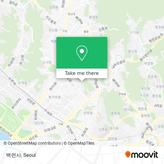 백련사 map