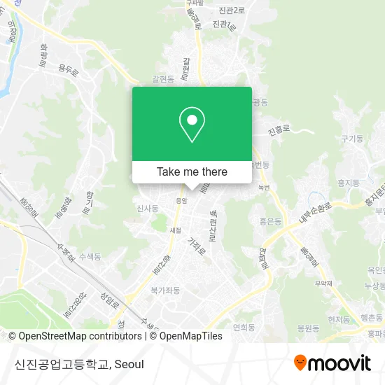 신진공업고등학교 map