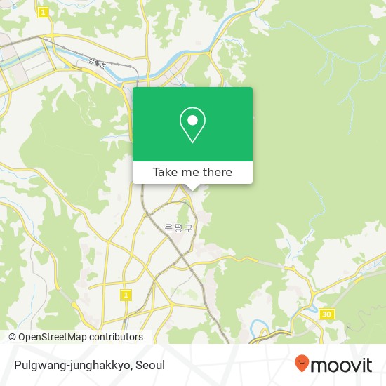 Pulgwang-junghakkyo map