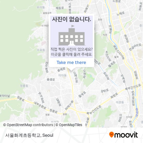 서울화계초등학교 map