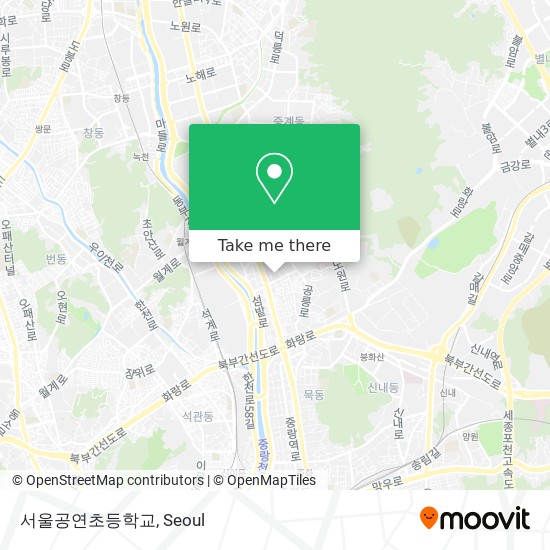 서울공연초등학교 map