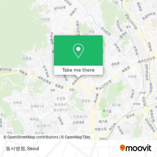 동서병원 map