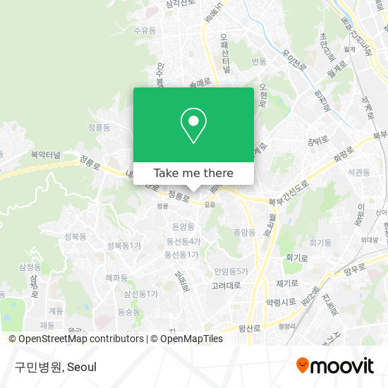 구민병원 map