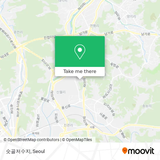 숫골저수지 map