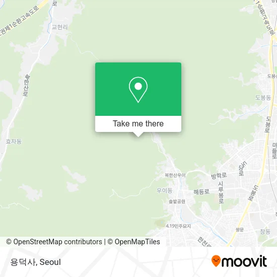 용덕사 map