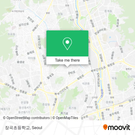 장곡초등학교 map