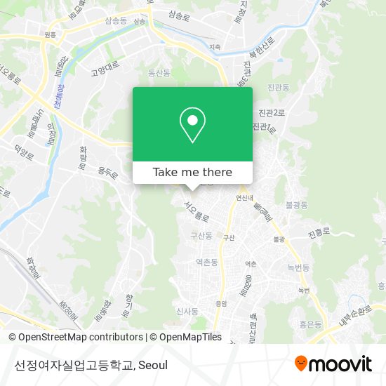 선정여자실업고등학교 map