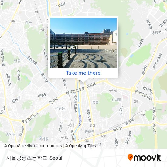 서울공릉초등학교 map