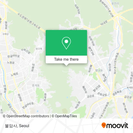 불암사 map