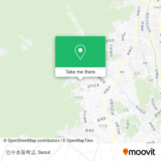 인수초등학교 map