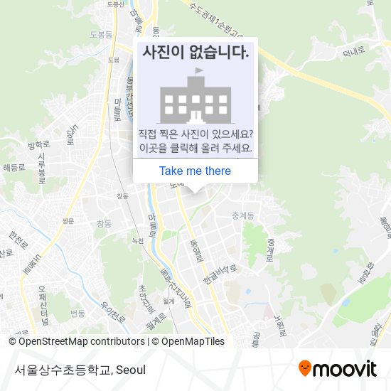 서울상수초등학교 map
