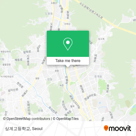 상계고등학교 map