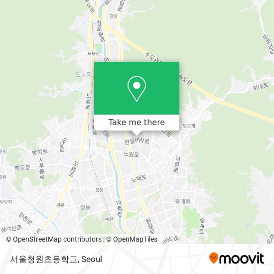 서울청원초등학교 map