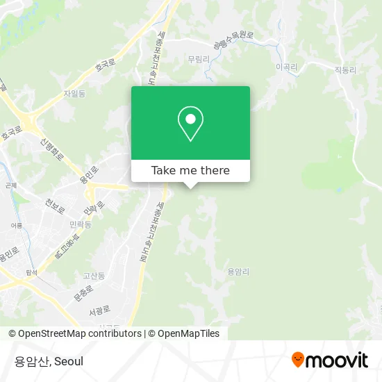 용암산 map
