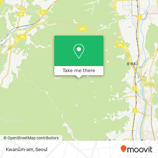 Kwanŭm-am map