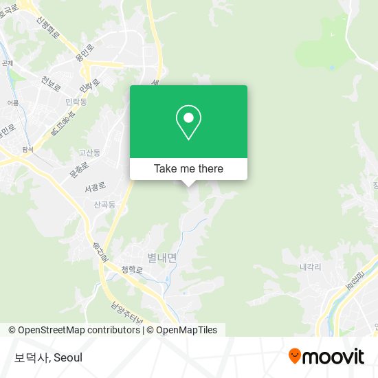 보덕사 map