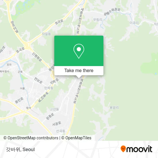갓바위 map