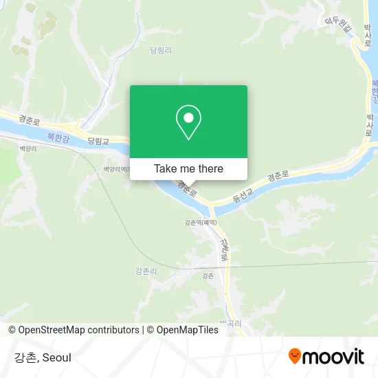 강촌 map