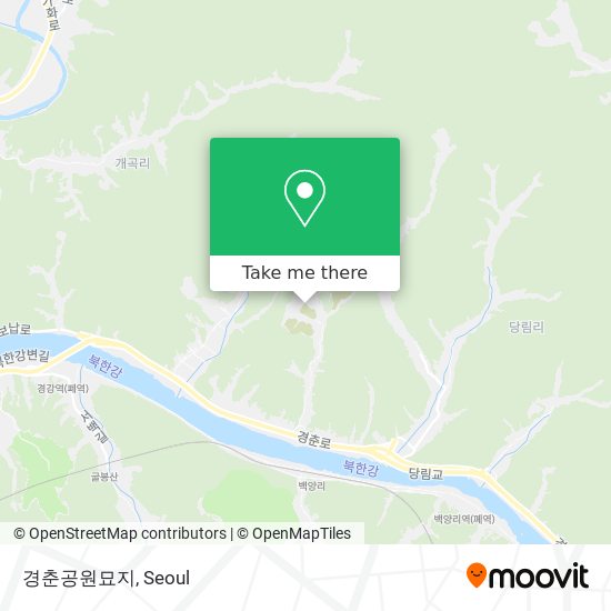 경춘공원묘지 map