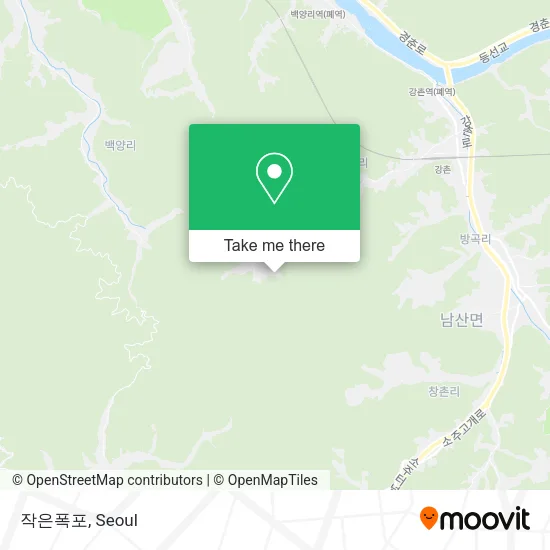 작은폭포 map