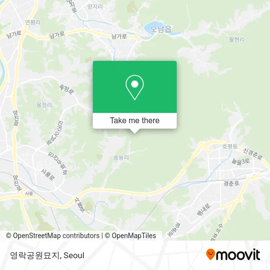 영락공원묘지 map