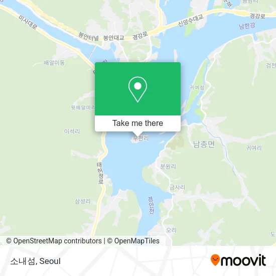 소내섬 map