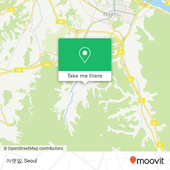 아랫말 map