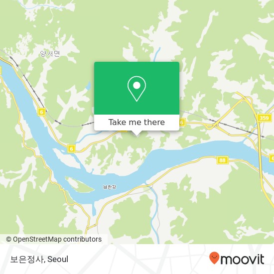 보은정사 map