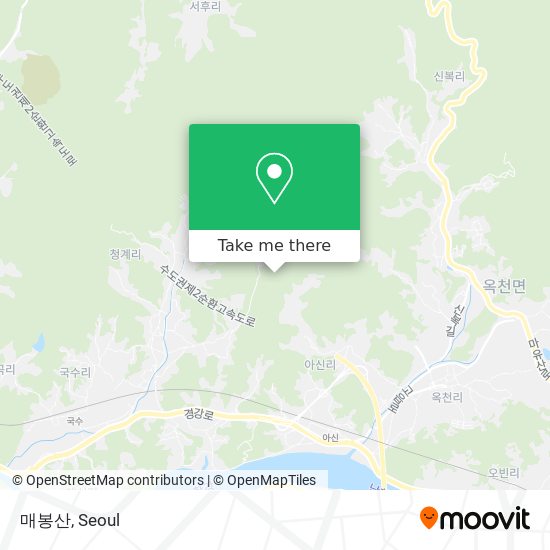 매봉산 map