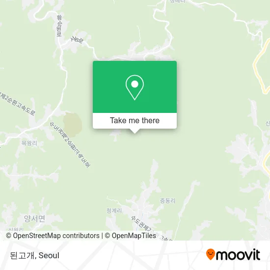된고개 map
