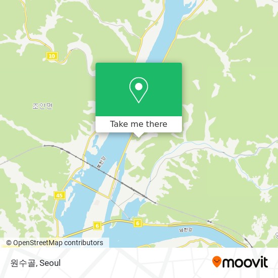 원수골 map