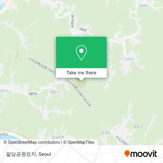 팔당공원묘지 map