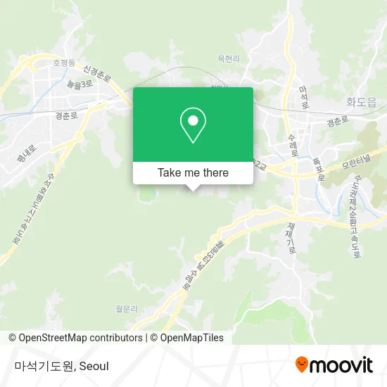 마석기도원 map