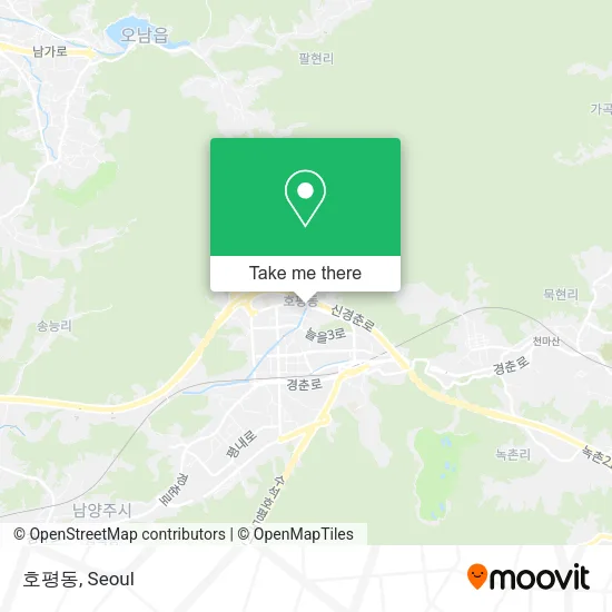호평동 map