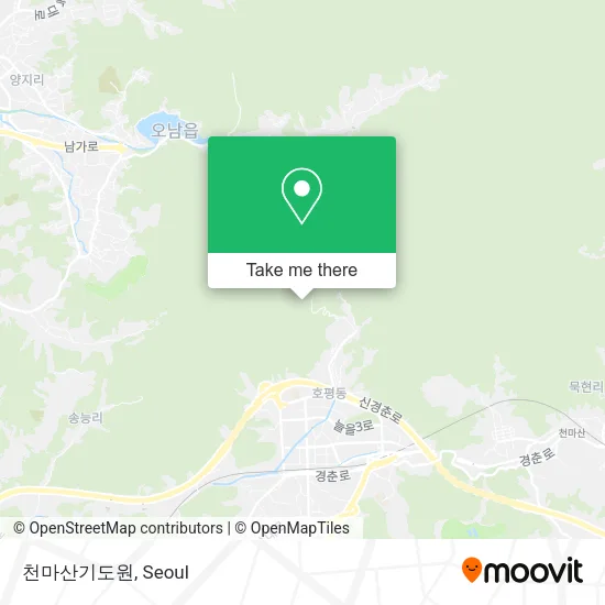 천마산기도원 map