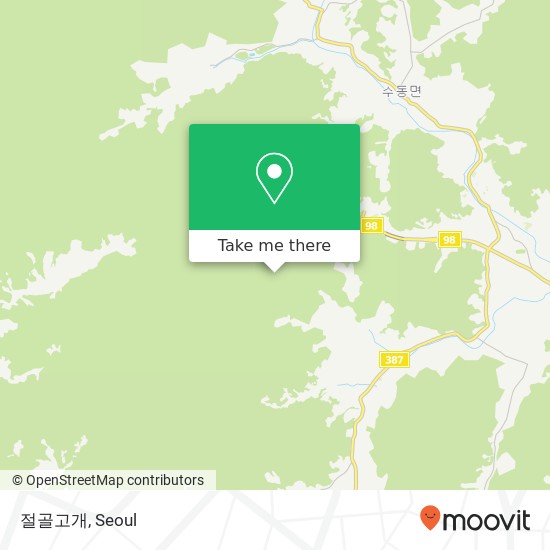 절골고개 map