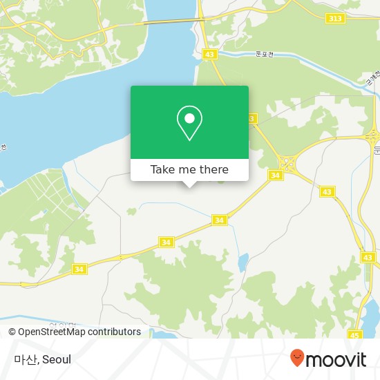 마산 map