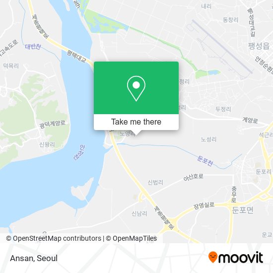 Ansan map