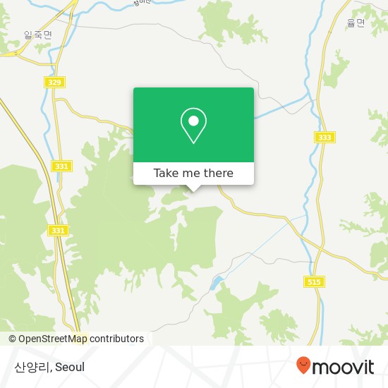 산양리 map