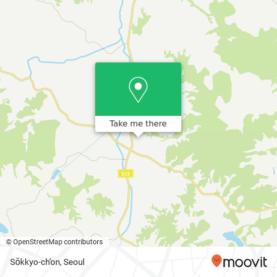 Sŏkkyo-ch’on map