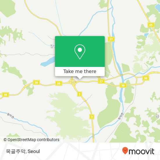 목골주막 map